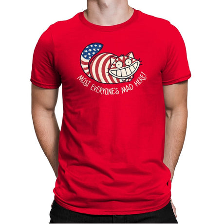 Muricat - Mens Premium T-Shirts RIPT Apparel Small / Red