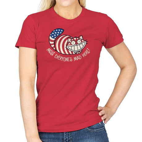 Muricat - Womens T-Shirts RIPT Apparel Small / Red