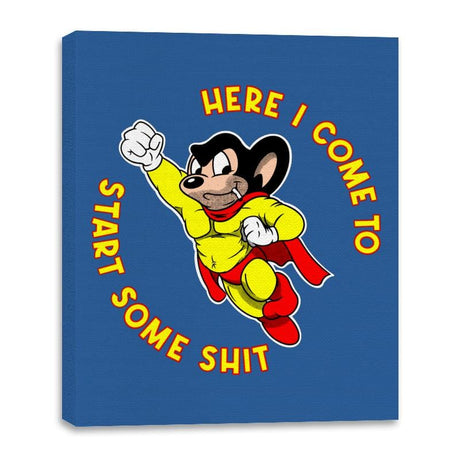 Murphy Mouse - Canvas Wraps Canvas Wraps RIPT Apparel 16x20 / Royal