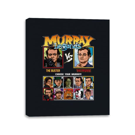 Murray Legends - Canvas Wraps Canvas Wraps RIPT Apparel 11x14 / Black