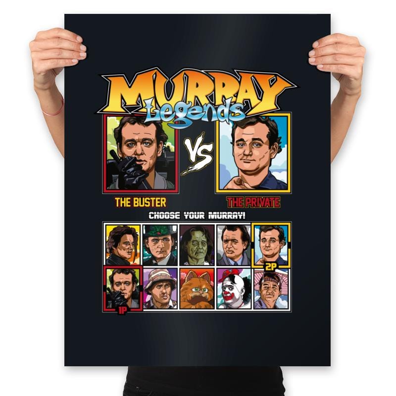 Murray Legends - Prints Posters RIPT Apparel 18x24 / Black