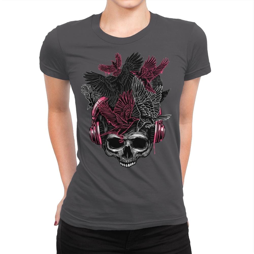 Music In My Soul - Womens Premium T-Shirts RIPT Apparel Small / Heavy Metal