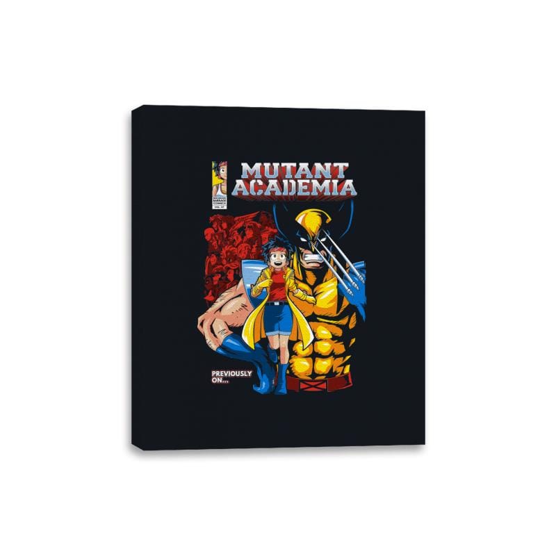 Mutant Academia - Canvas Wraps Canvas Wraps RIPT Apparel 8x10 / Black