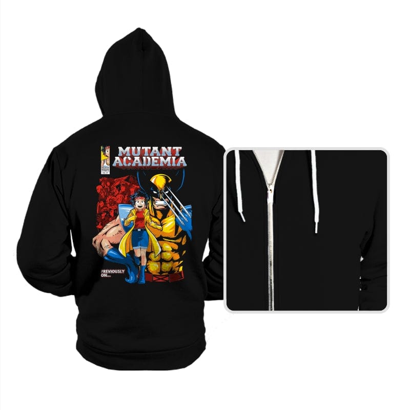 Mutant Academia - Hoodies Hoodies RIPT Apparel Small / Black