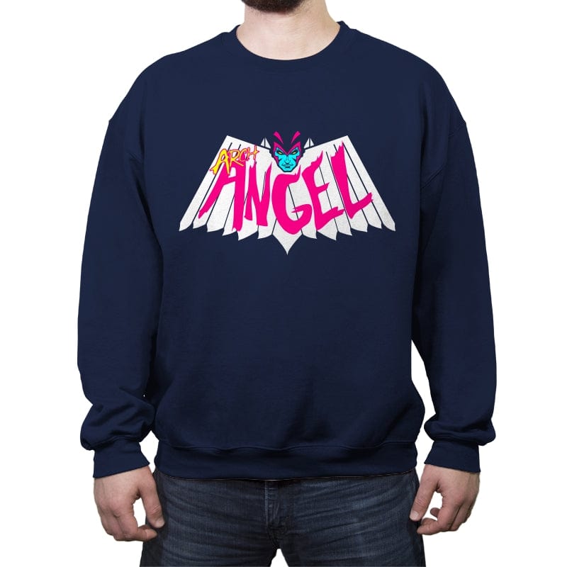 Mutant Angel-Man - Crew Neck Sweatshirt Crew Neck Sweatshirt RIPT Apparel Small / Navy