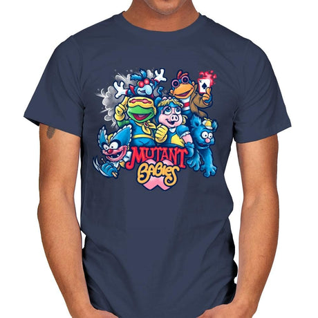 Mutant Babies - Best Seller - Mens T-Shirts RIPT Apparel Small / Navy