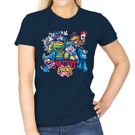 Mutant Babies - Best Seller - Womens T-Shirts RIPT Apparel Small / Navy