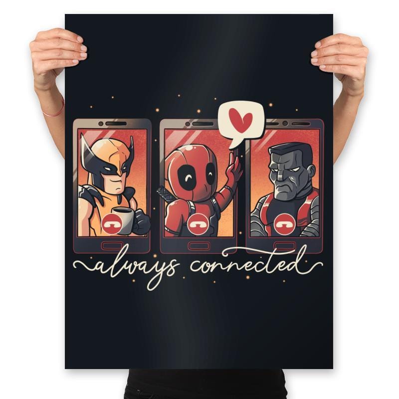 Mutant Connection - Prints Posters RIPT Apparel 18x24 / Black