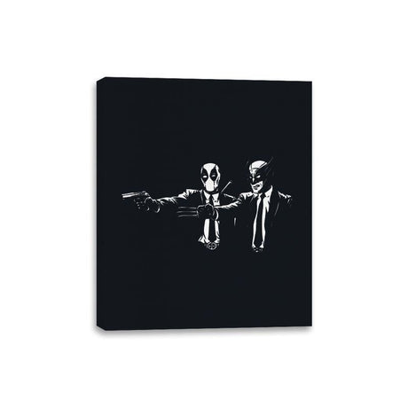 Mutant Fiction - Canvas Wraps Canvas Wraps RIPT Apparel 8x10 / Black