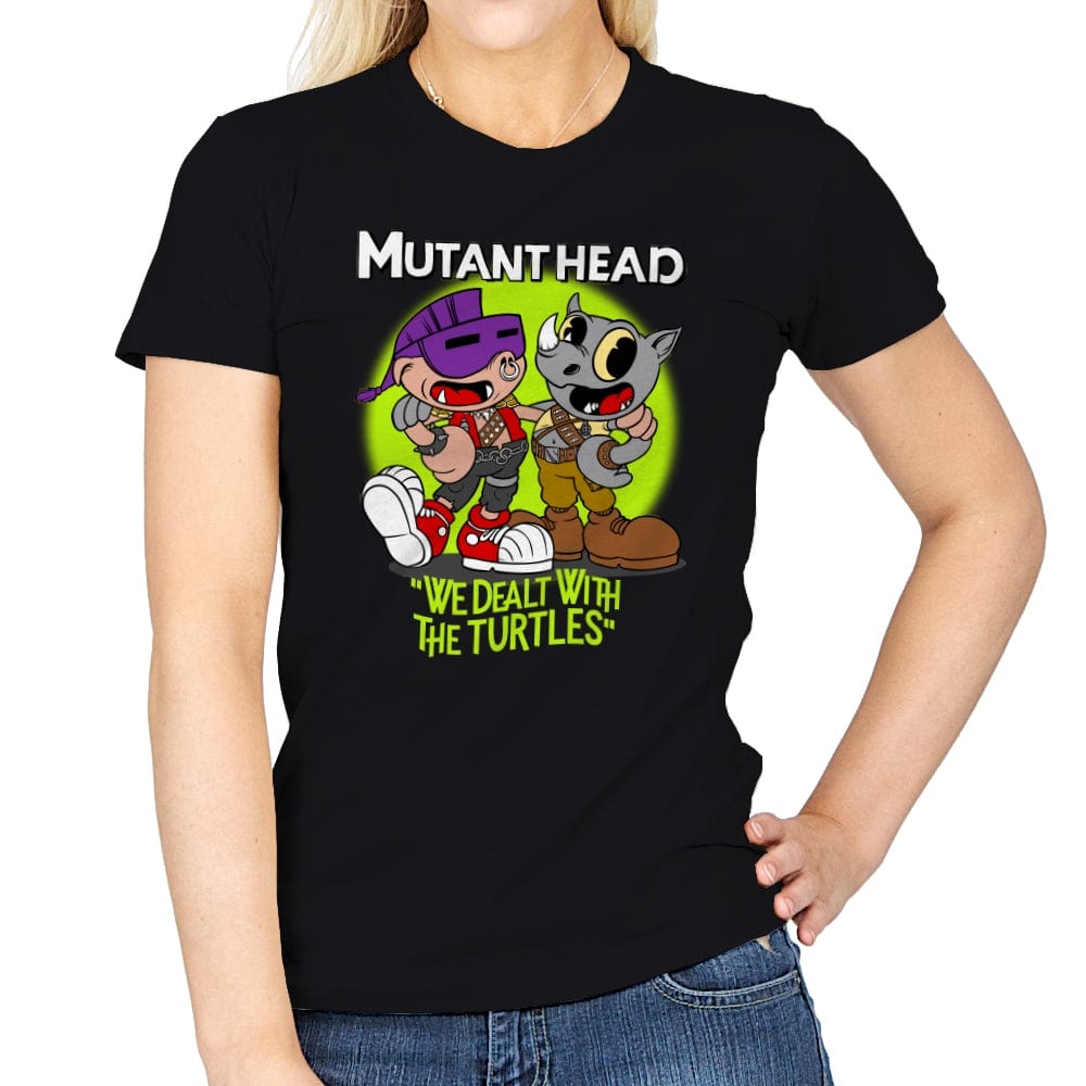 Mutant Head - Womens T-Shirts RIPT Apparel Small / Black