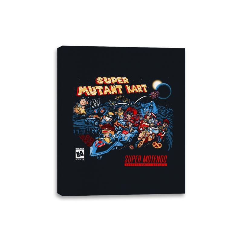 Mutant Kart - Canvas Wraps Canvas Wraps RIPT Apparel 8x10 / Black