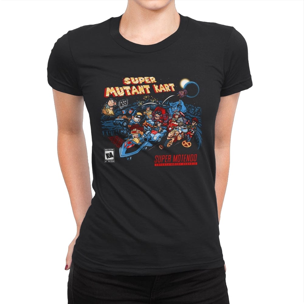 Mutant Kart - Womens Premium T-Shirts RIPT Apparel Small / Black