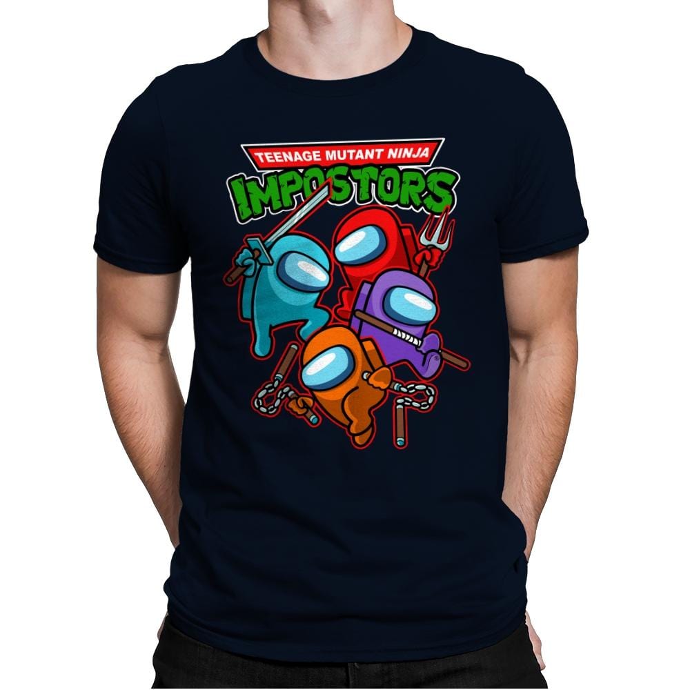 Mutant Ninja Impostors - Mens Premium T-Shirts RIPT Apparel Small / Midnight Navy