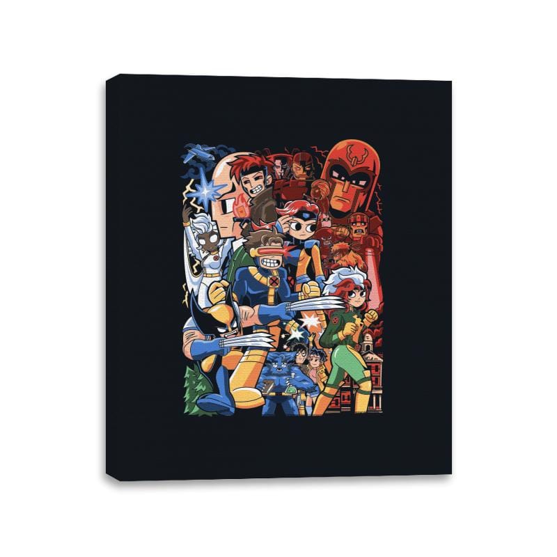 Mutant Pilgrim - Best Seller - Canvas Wraps Canvas Wraps RIPT Apparel 11x14 / Black