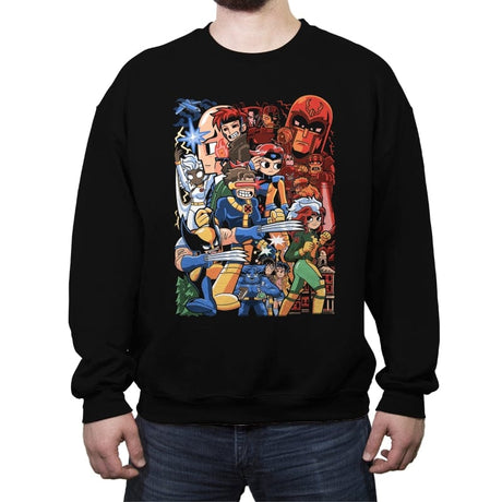 Mutant Pilgrim - Best Seller - Crew Neck Sweatshirt Crew Neck Sweatshirt RIPT Apparel Small / Black