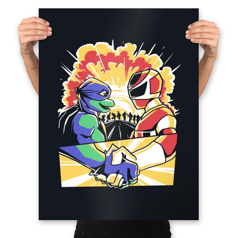 Mutant Power Team - Prints Posters RIPT Apparel 18x24 / Black