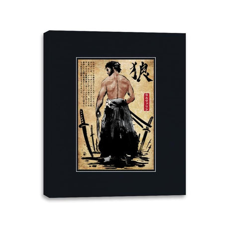 Mutant Ronin - Canvas Wraps Canvas Wraps RIPT Apparel 11x14 / Black