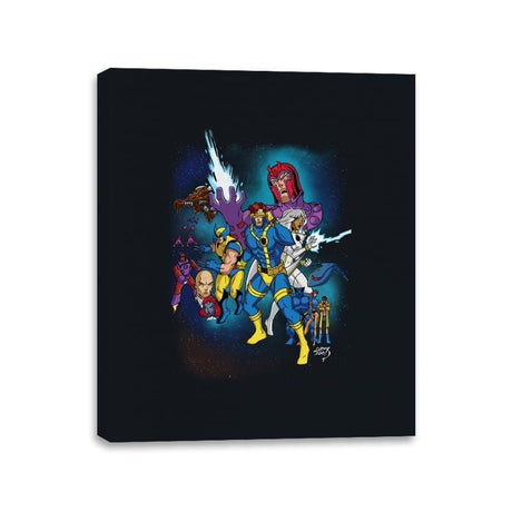 Mutant Wars - Anytime - Canvas Wraps Canvas Wraps RIPT Apparel 11x14 / Black