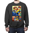 Mutant Yelling - Anytime - Crew Neck Sweatshirt Crew Neck Sweatshirt RIPT Apparel Small / Charcoal