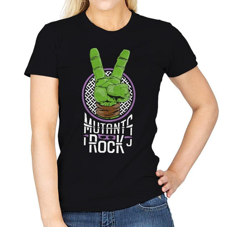 Mutants Rock - Womens T-Shirts RIPT Apparel Small / Black