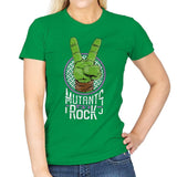 Mutants Rock - Womens T-Shirts RIPT Apparel Small / Irish Green