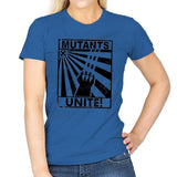 Mutants Unite - Womens T-Shirts RIPT Apparel Small / Royal