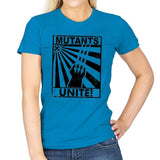 Mutants Unite - Womens T-Shirts RIPT Apparel Small / Sapphire