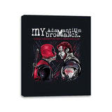 My Adamantium Bromance - Canvas Wraps Canvas Wraps RIPT Apparel 11x14 / Black