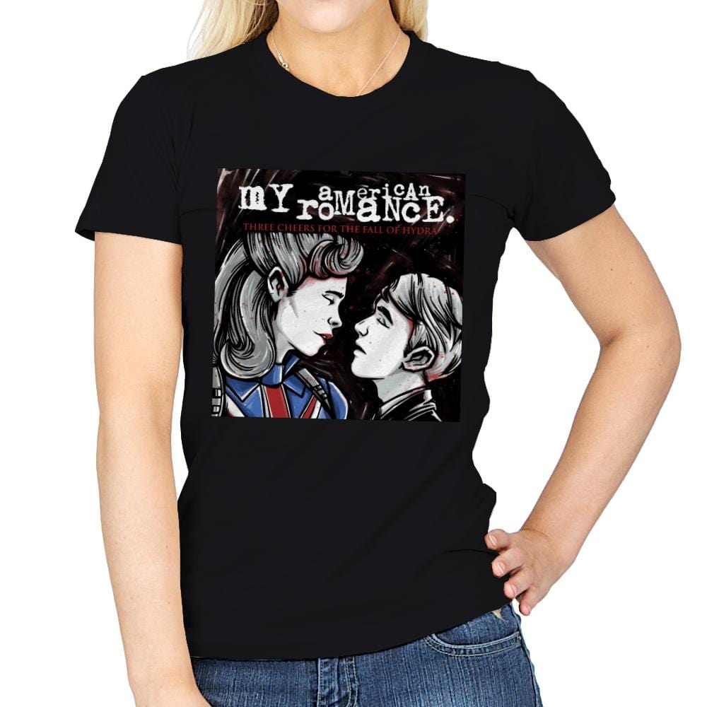 My American Romance - Womens T-Shirts RIPT Apparel Small / Black