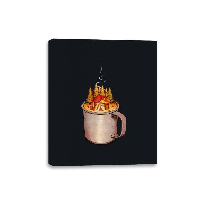 My Camp Of Tea - Canvas Wraps Canvas Wraps RIPT Apparel 8x10 / Black