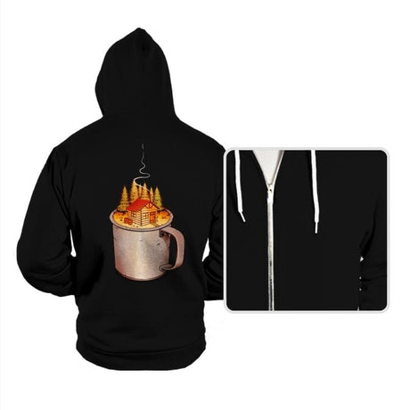 My Camp Of Tea - Hoodies Hoodies RIPT Apparel Small / Black