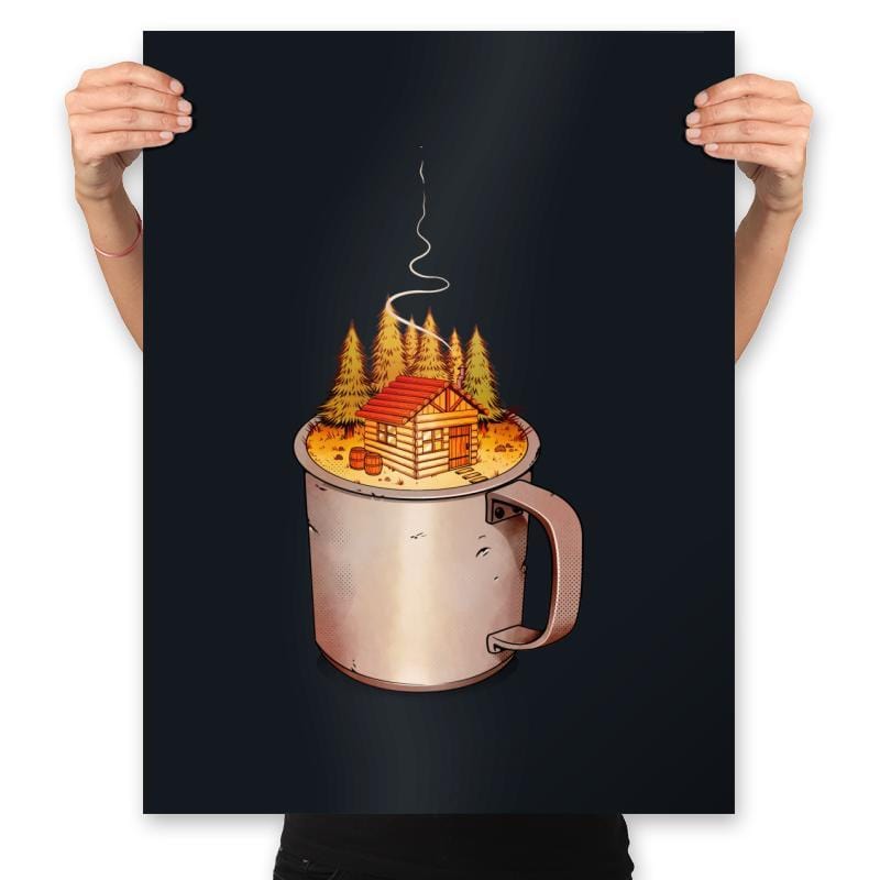 My Camp Of Tea - Prints Posters RIPT Apparel 18x24 / Black