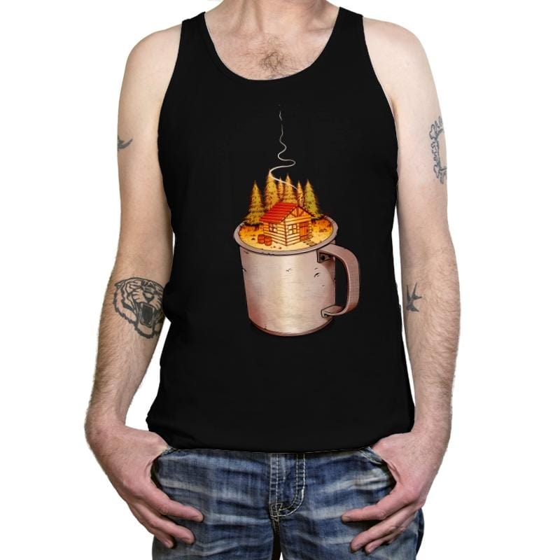 My Camp Of Tea - Tanktop Tanktop RIPT Apparel X-Small / Black