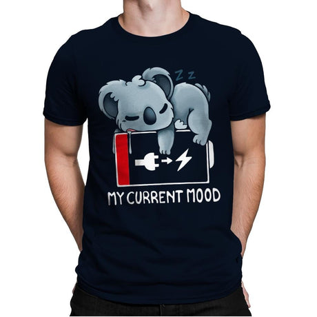 My Current Mood - Mens Premium T-Shirts RIPT Apparel Small / Midnight Navy