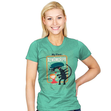 My First Xenomorph - Womens T-Shirts RIPT Apparel