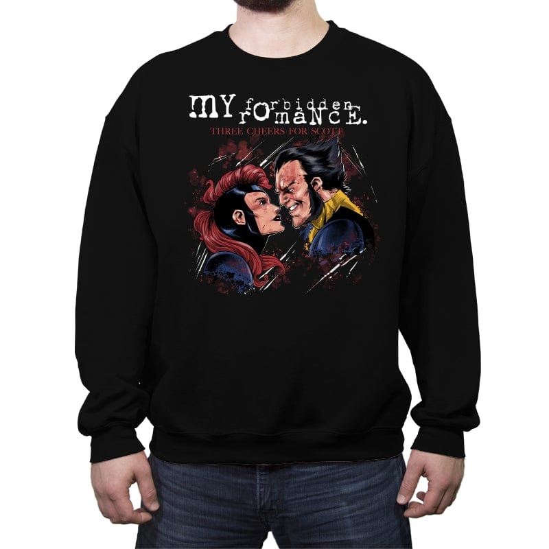 My Forbidden Romance - Crew Neck Sweatshirt Crew Neck Sweatshirt RIPT Apparel Small / Black