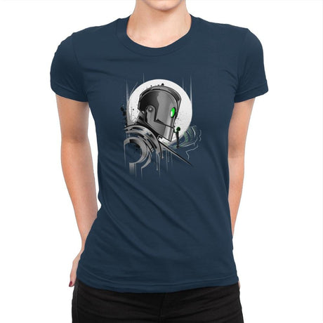 My Giant Friend - Graffitees - Womens Premium T-Shirts RIPT Apparel Small / Midnight Navy