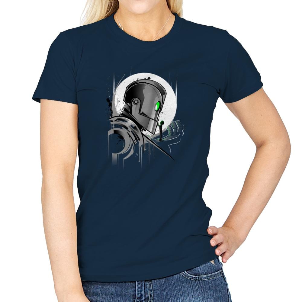 My Giant Friend - Graffitees - Womens T-Shirts RIPT Apparel Small / Navy