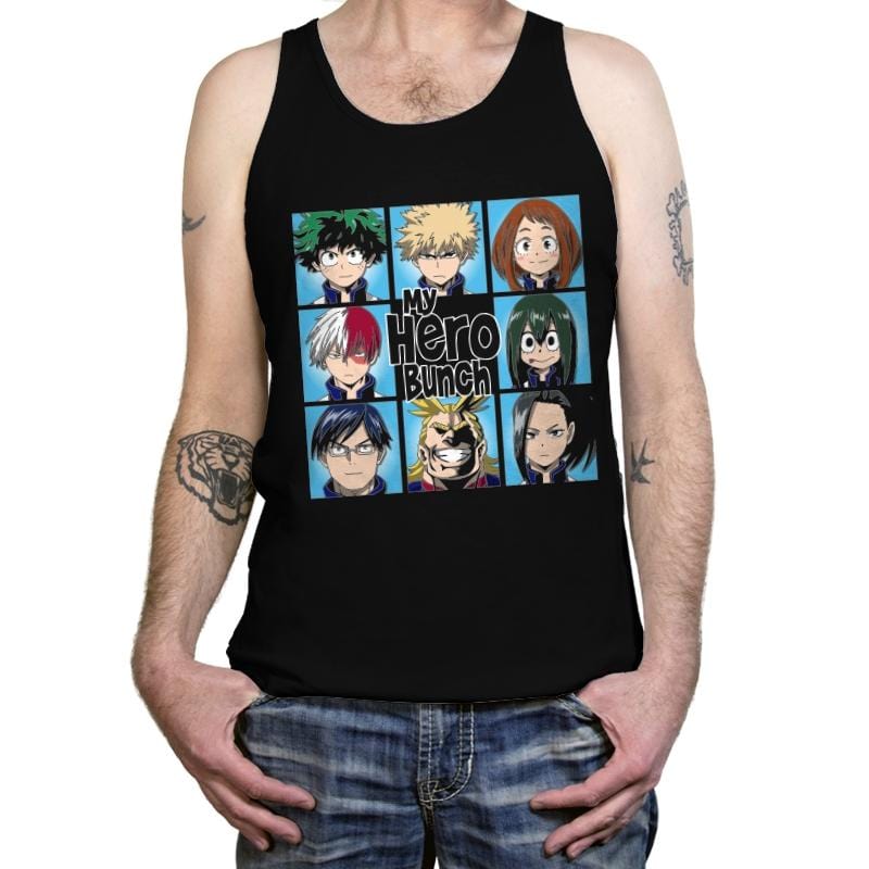 My Hero Bunch - Tanktop Tanktop RIPT Apparel X-Small / Black