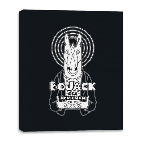 My Horseman - Canvas Wraps Canvas Wraps RIPT Apparel 16x20 / Black