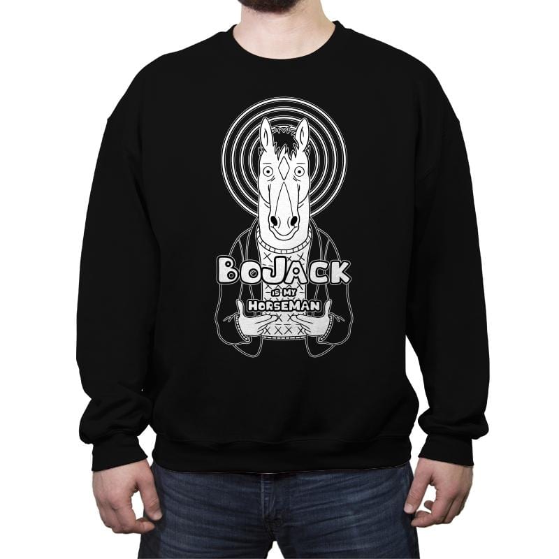 My Horseman - Crew Neck Sweatshirt Crew Neck Sweatshirt RIPT Apparel Small / Black