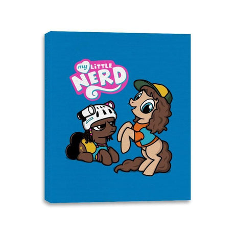 My Little Nerd - Canvas Wraps Canvas Wraps RIPT Apparel 11x14 / Turquoise