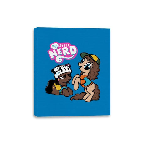 My Little Nerd - Canvas Wraps Canvas Wraps RIPT Apparel 8x10 / Turquoise