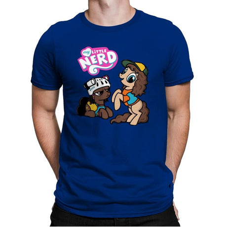 My Little Nerd - Mens Premium T-Shirts RIPT Apparel Small / Royal