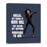 My Name is Nikki Bell - Canvas Wraps Canvas Wraps RIPT Apparel 16x20 / Navy