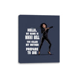 My Name is Nikki Bell - Canvas Wraps Canvas Wraps RIPT Apparel 8x10 / Navy