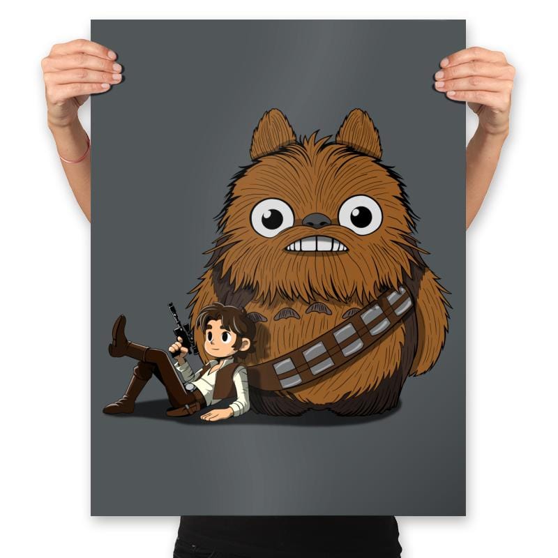 My Neighbor Hansolo - Prints Posters RIPT Apparel 18x24 / Charcoal