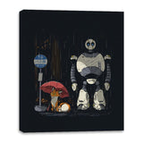 My Neighbor Robot - Canvas Wraps Canvas Wraps RIPT Apparel 16x20 / Black