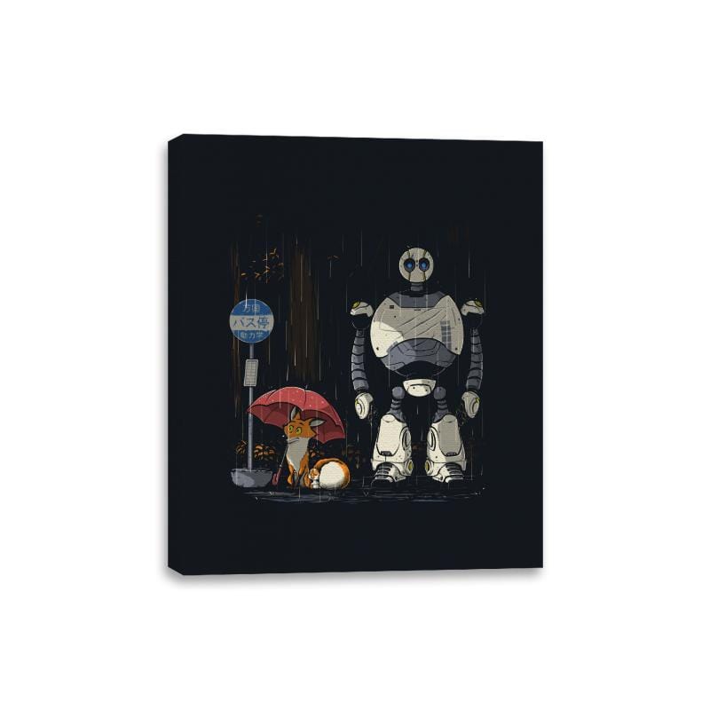 My Neighbor Robot - Canvas Wraps Canvas Wraps RIPT Apparel 8x10 / Black