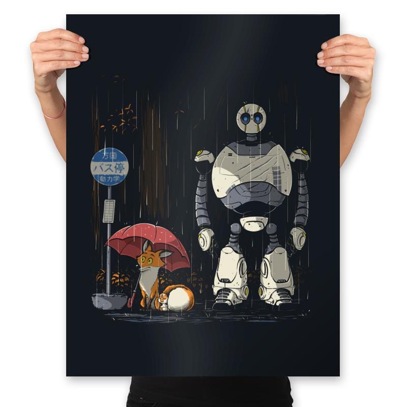 My Neighbor Robot - Prints Posters RIPT Apparel 18x24 / Black